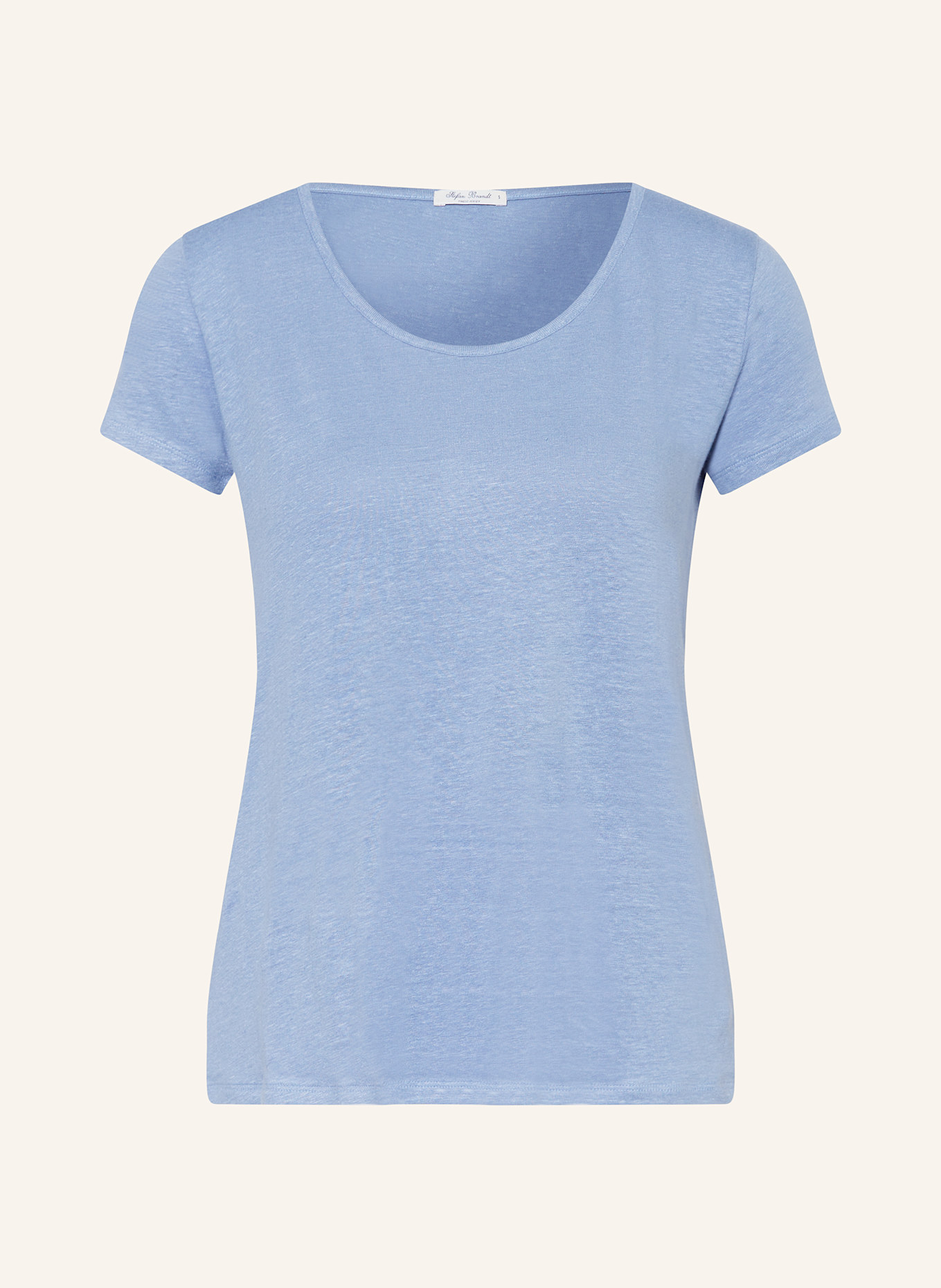 

Футболка из льна Stefan Brandt, голубой