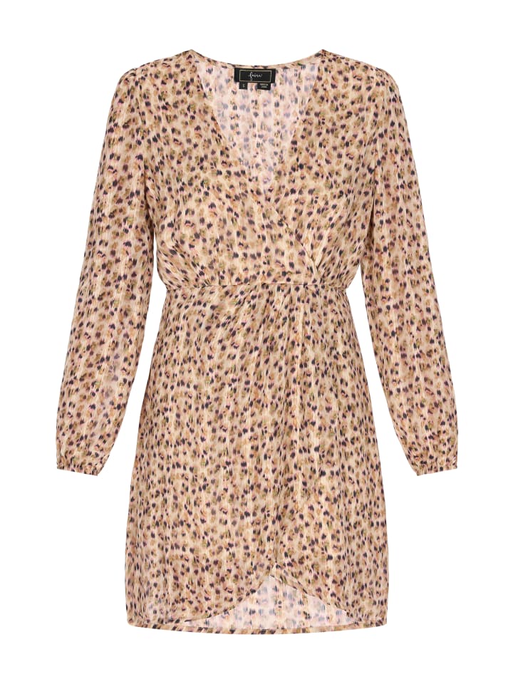 

Платье до колена faina, цвет beige multicolor
