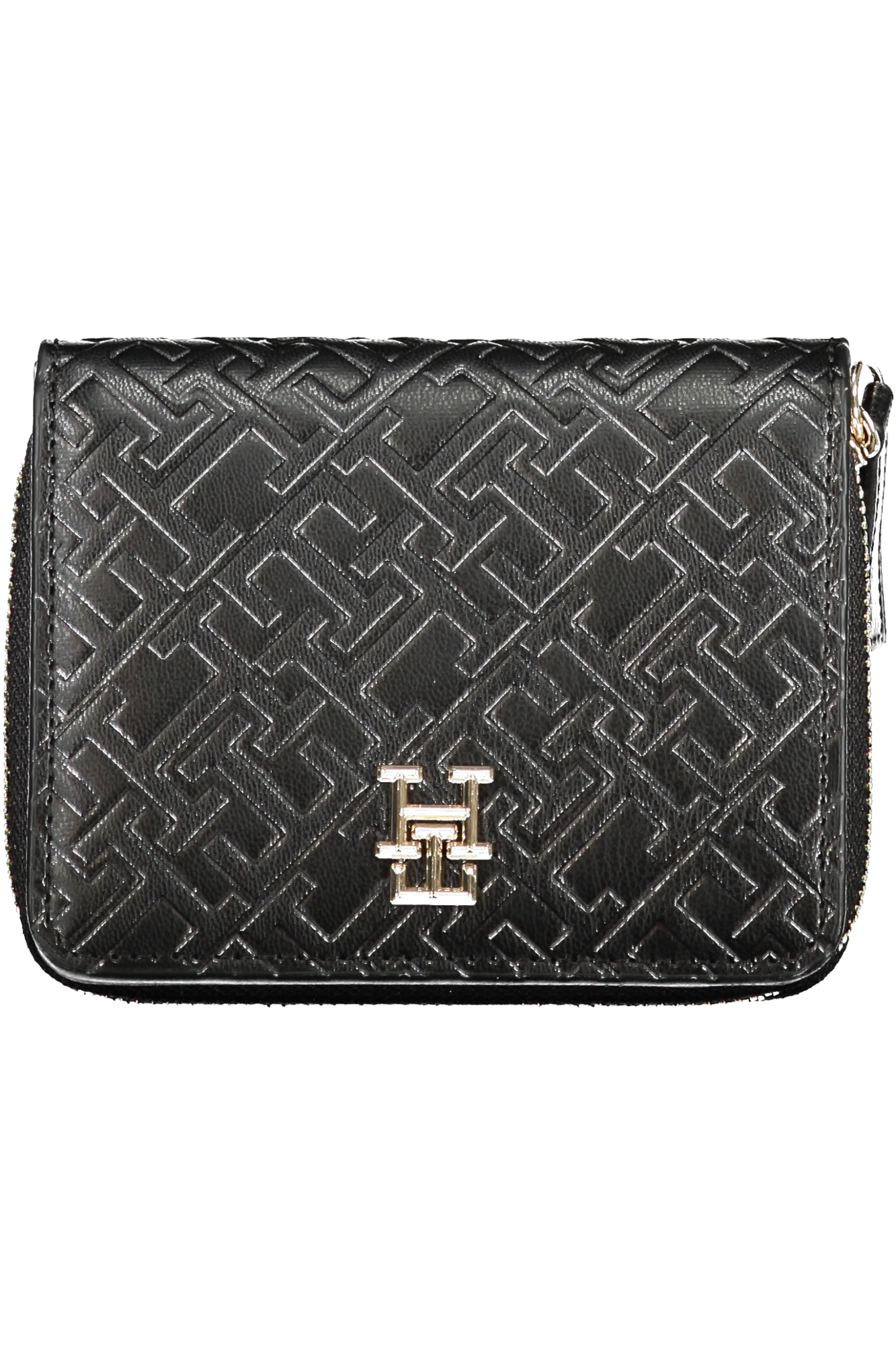

Женский кошелек Tommy Hilfiger из экокожи на молнии с тиснением, черный