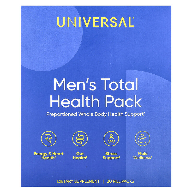 

Universal U, Men's Total Health Pack, 30 Pill Packs