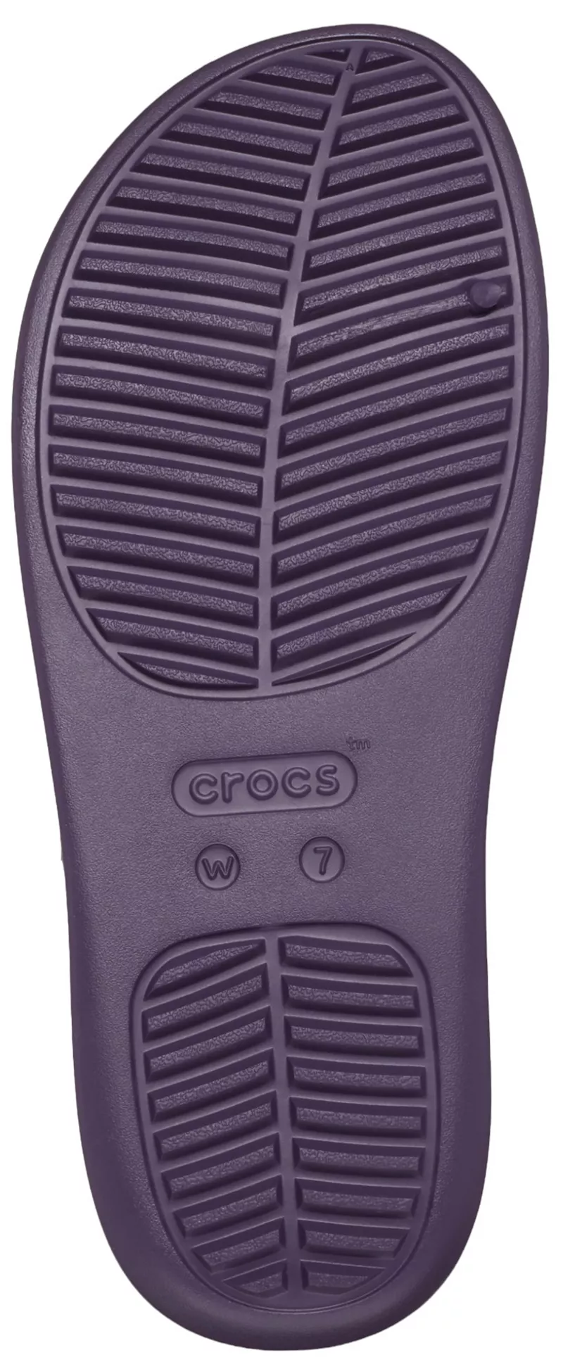 Женские сандалии Crocs с ремешками для отдыха, цвет Dark Iris — фото 2