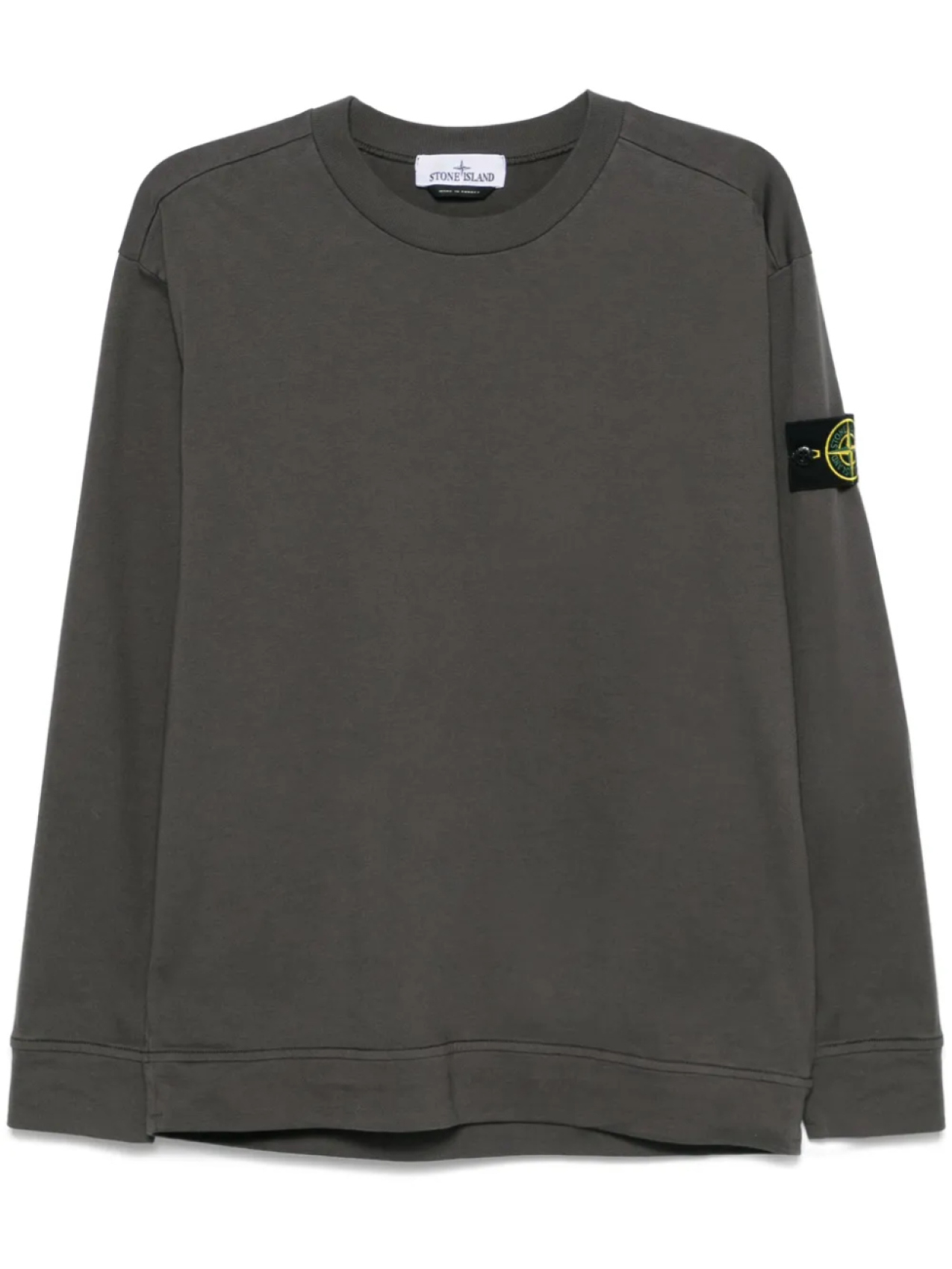 

Толстовка Stone Island из хлопкового джерси, серый