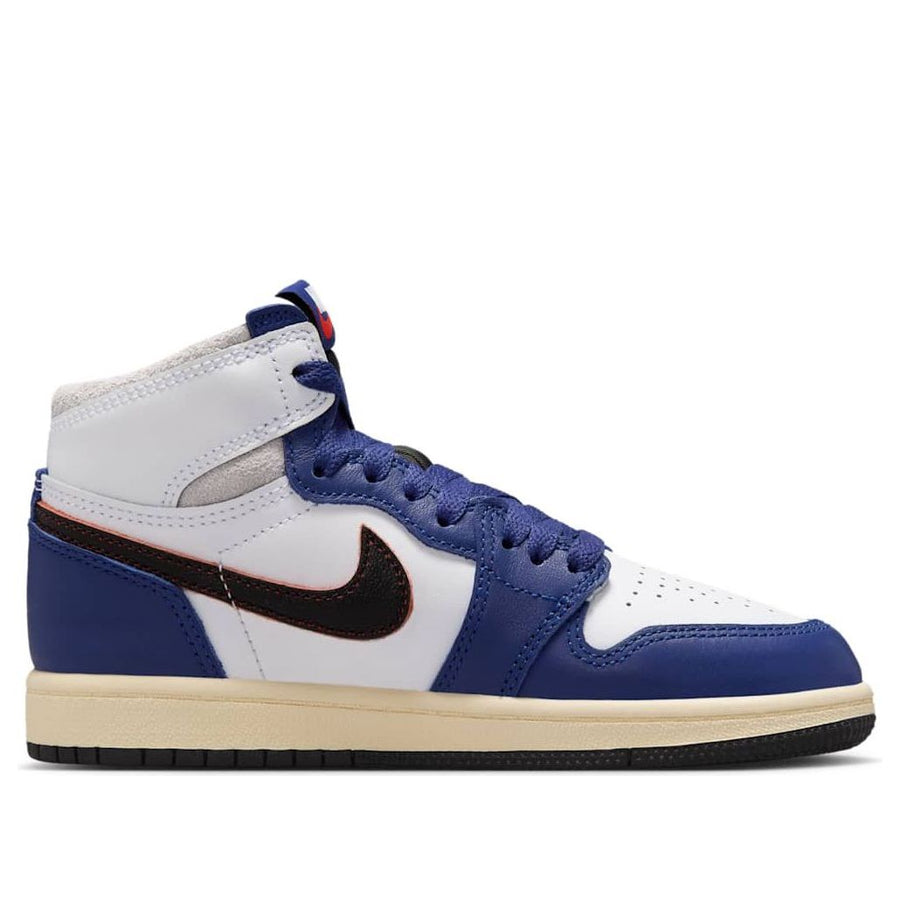 Кроссовки (PS) Air Jordan 1 High OG 'Rare Air Deep Royal Blue', синий — фото 2