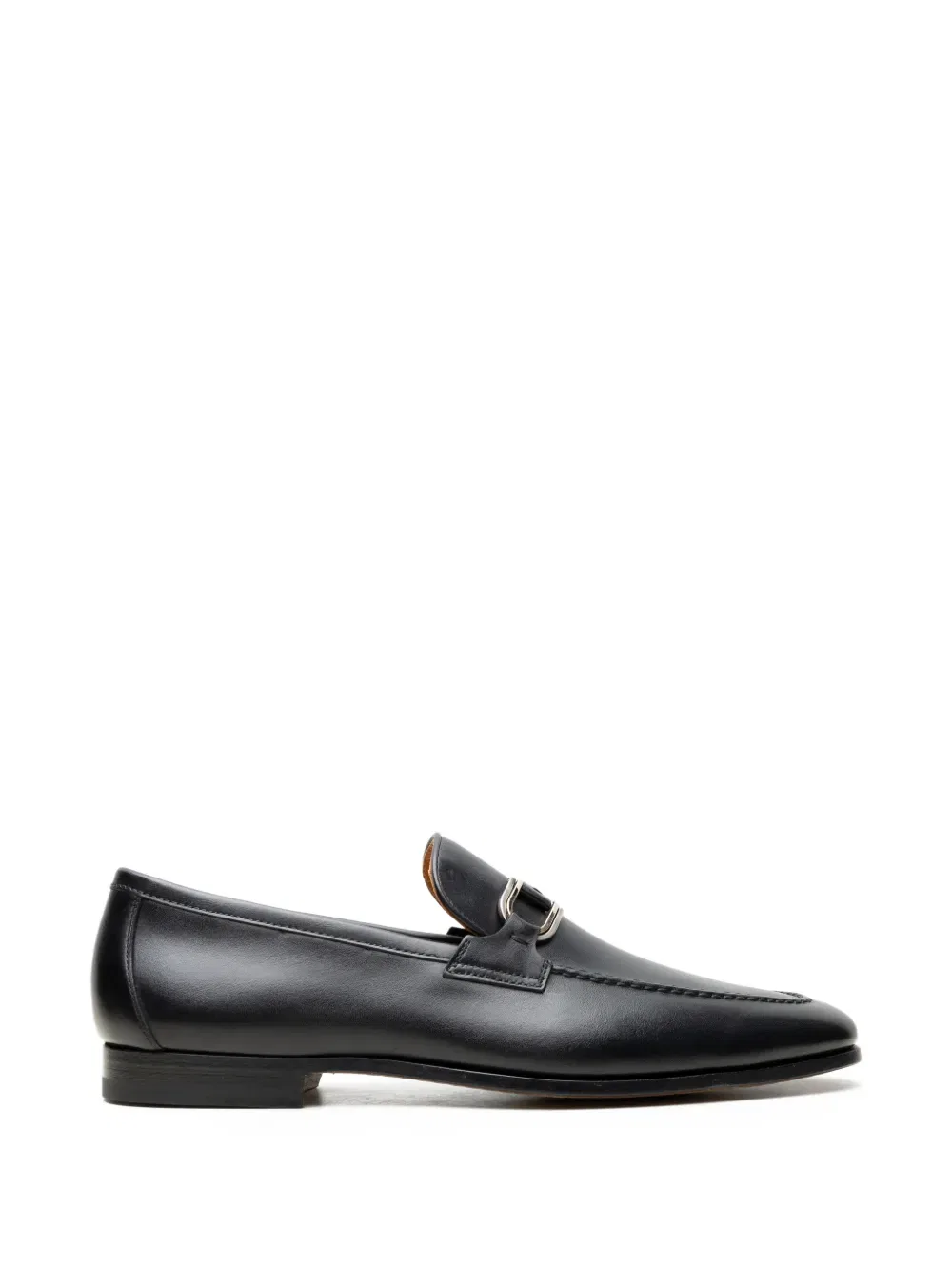 Кожаные лоферы Silvano с ремешком Magnanni, черный
