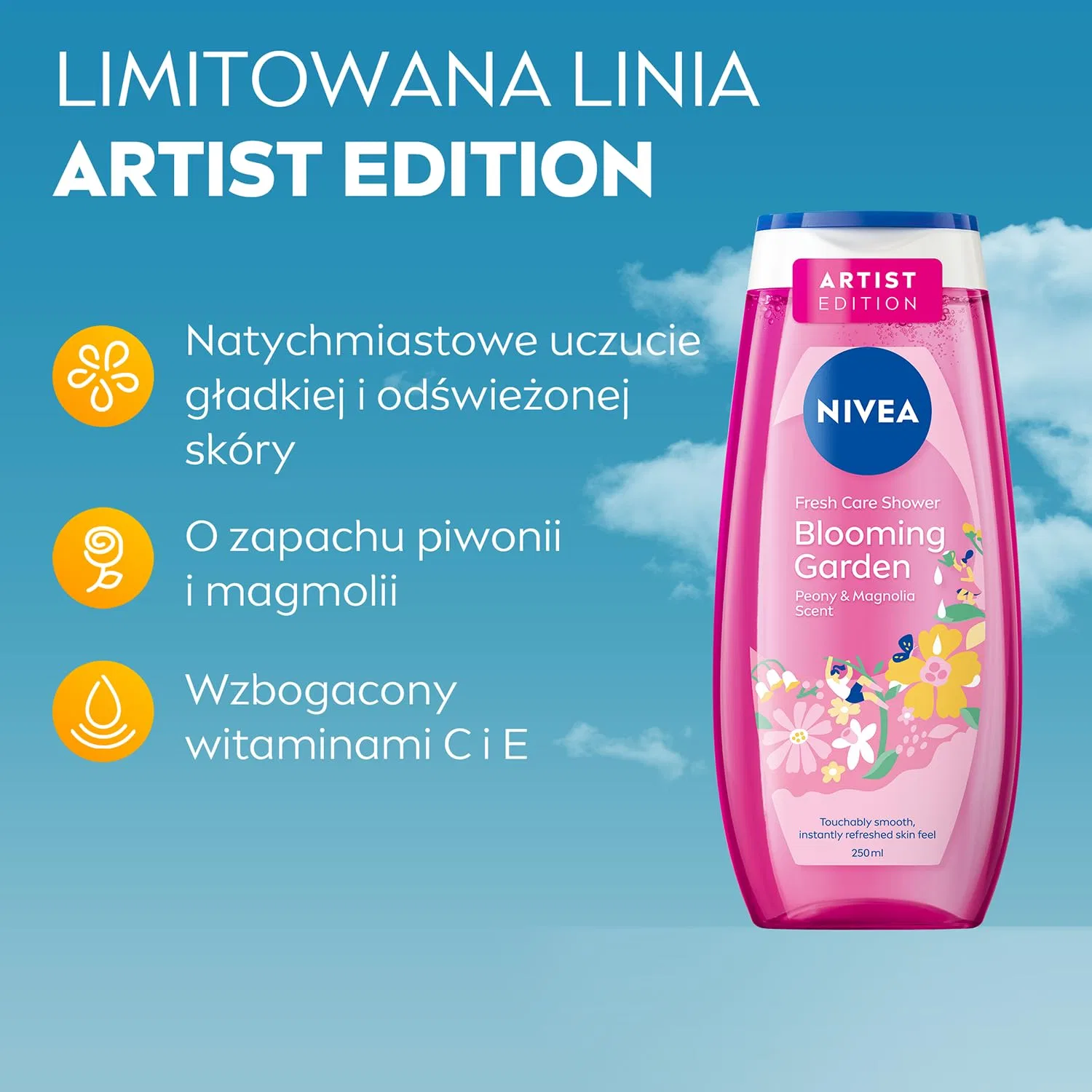Гель для душа «Floral Love» от NIVEA, 5 шт. Nivea, Multi-Coloured — фото 3