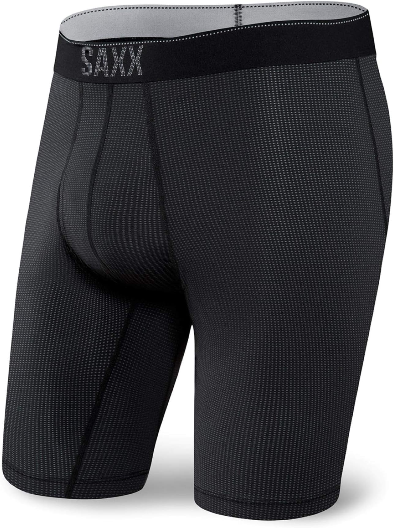 

Трусы Quest Quick Dry Mesh 2.0 Long Leg Fly SAXX UNDERWEAR, цвет Black II