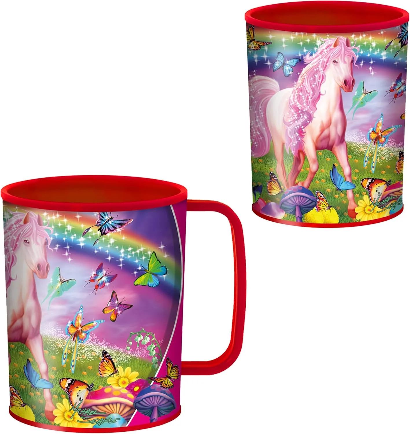 Кружка 3D LiveLife Drinking Cup - Pink Pony Bezels by DeluxeBase, 300 мл