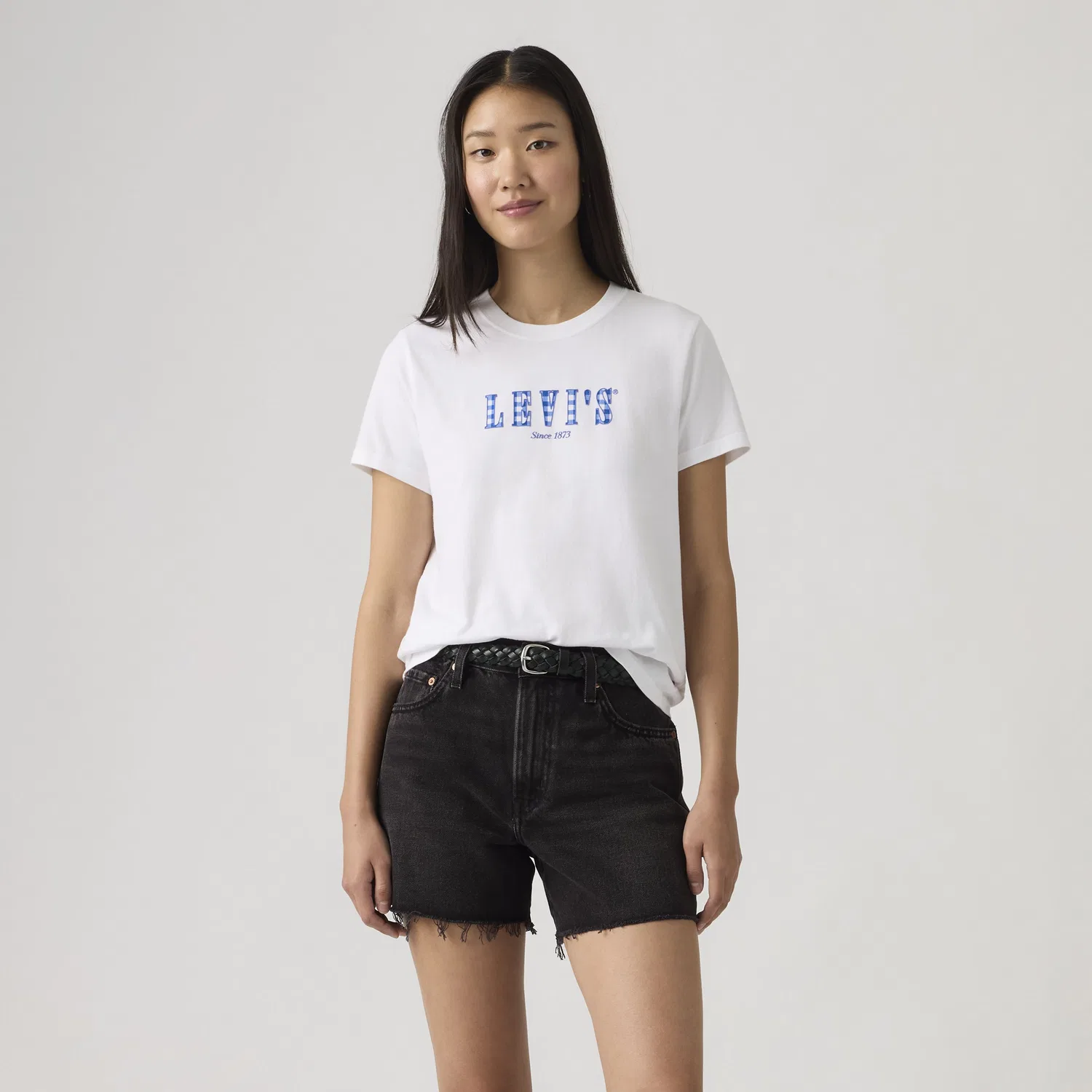 Футболка с коротким рукавом и графическим логотипом Levi's, White — фото 3