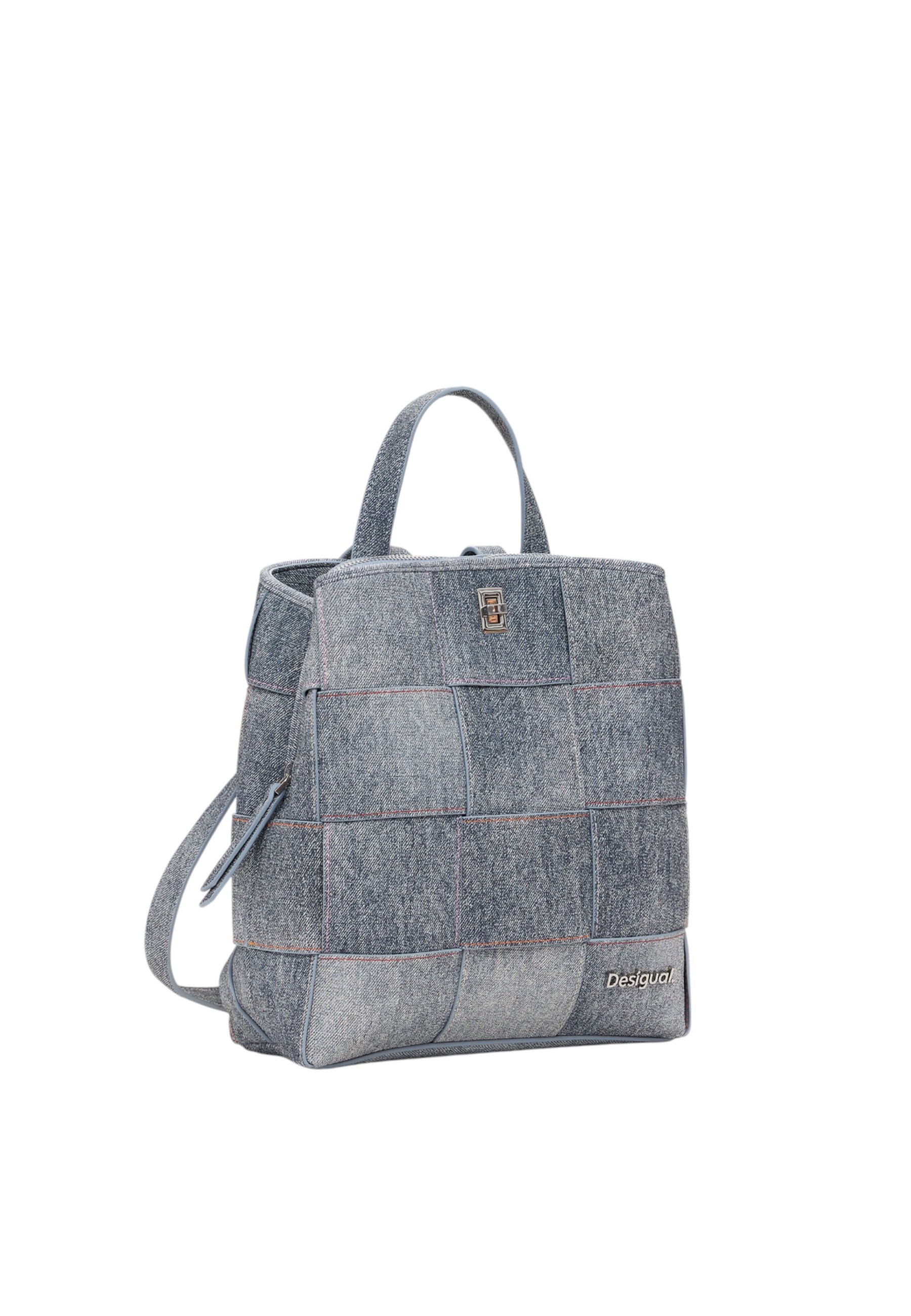

Рюкзак Desigual из джинсовой ткани, серый