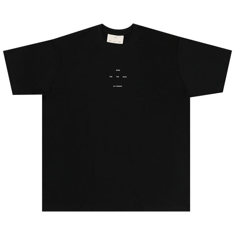 

Футболка Song for the Mute Logo Oversized Tee Black, черный