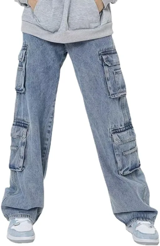 

Багги джинсы с клапаном кармана Flixxo