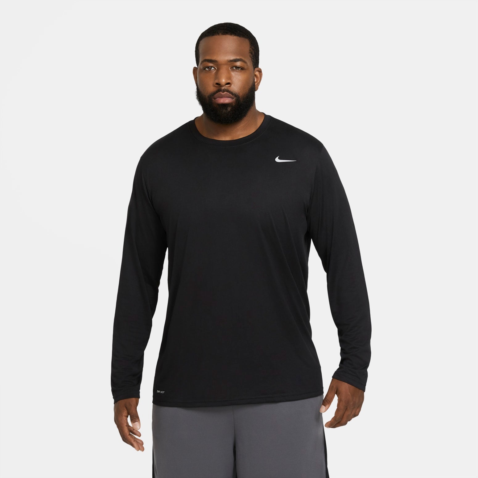 Топ Nike Dri-FIT Legend Long-Sleeve Fitness Top 'Black' — фото 4
