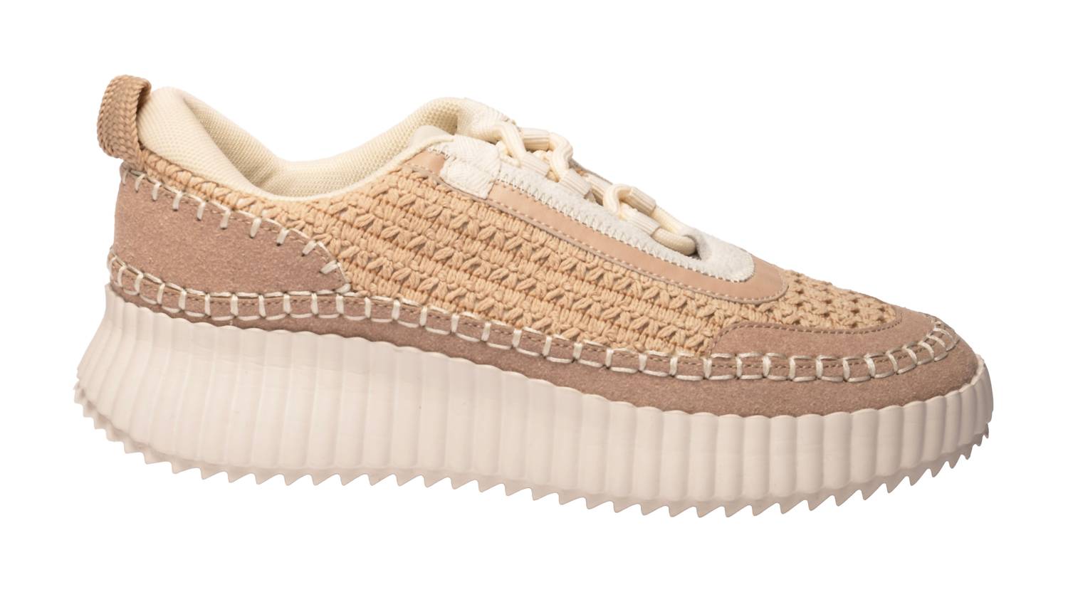 Женские кроссовки Adventure из вафельной ткани в бежевом цвете Corkys Footwear — фото 4