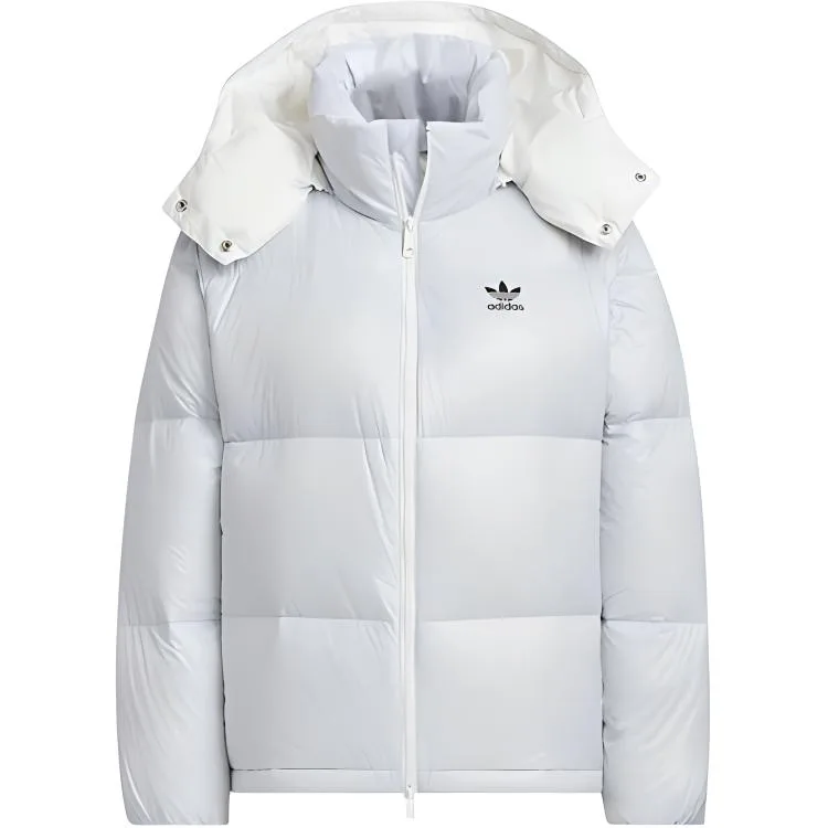 Adidas Originals Пуховик женский светло-голубой — фото 3