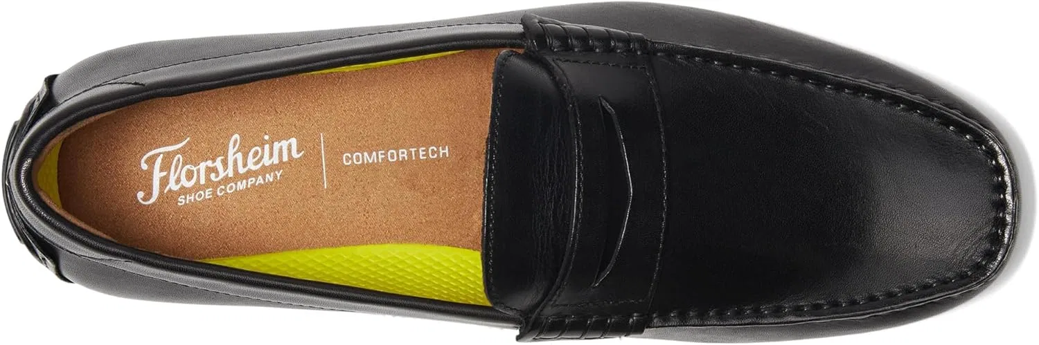 Мужские лоферы Florsheim Throttle Penny Loafer Slippers, 2-Black Ii — фото 4