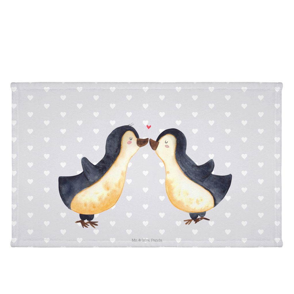 

Гостевое полотенце Mr. & Mrs. Panda Penguin Love — серая пастель — подарок, спортивное полотенце, махровая ткань, гостевое полотенце, партнер, пара пингвинов, свадьба, влюбленные, брак, белый