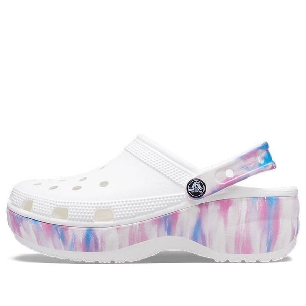 Сандалии classic platform dream clog 'white purple' Crocs, белый