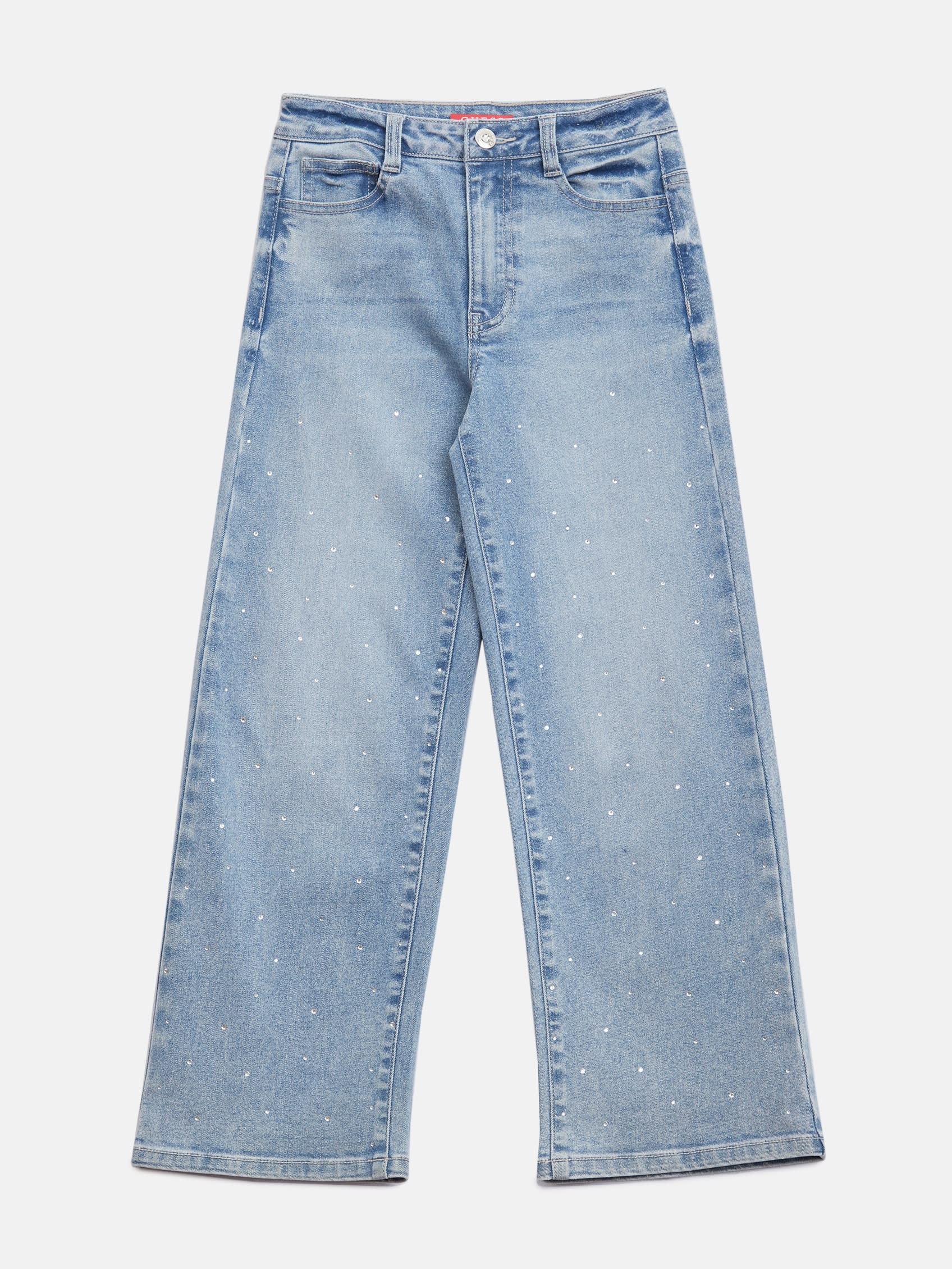 

Памела Страза Широкие Джинсы Guess Factory, Medium Stone