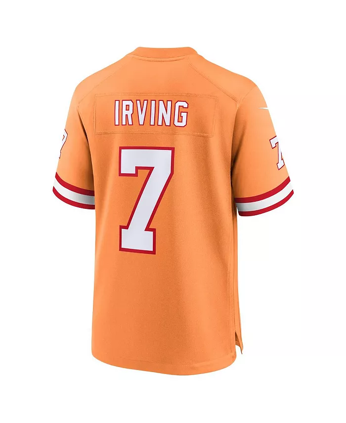 Мужская игровая альтернативная футболка Tampa Bay Buccaneers в оранжевом цвете Bucky Irving Nike — фото 2
