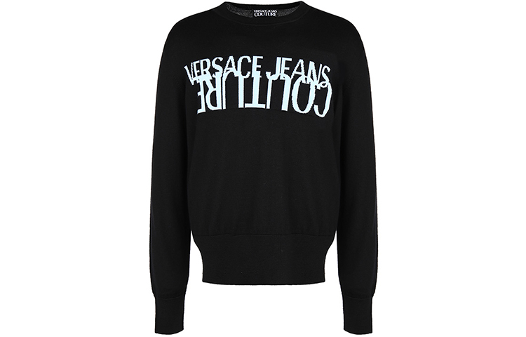 

VERSACE JEANS COUTURE Трикотажный свитер мужской черный