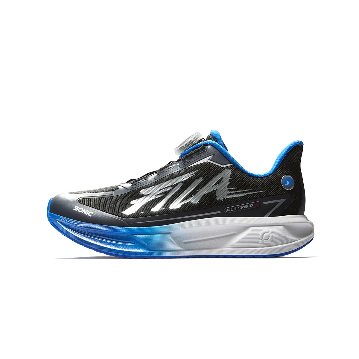 FILA KIDS Кроссовки для бега низкие детские slip resistant abrasion resistant sonic speed 6 черный/legend blue
