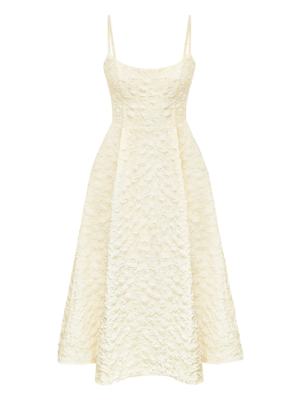 

Жаккардовое платье миди Post Meridiem, желтый