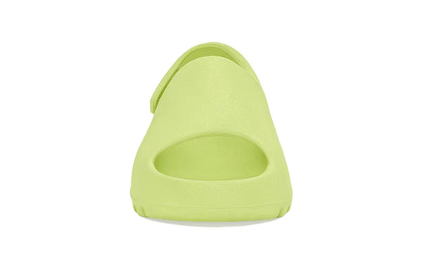 Тапочки yeezy slide infants 'glow green' 2022 Adidas, зеленый — фото 3