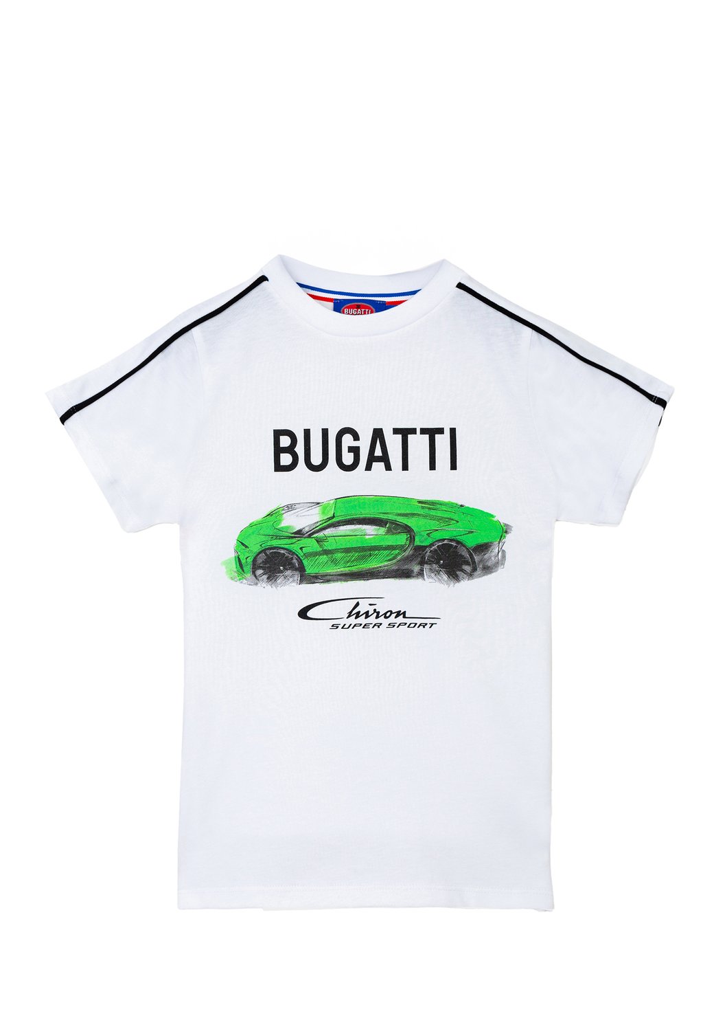 

Футболка с принтом bugatti, белый