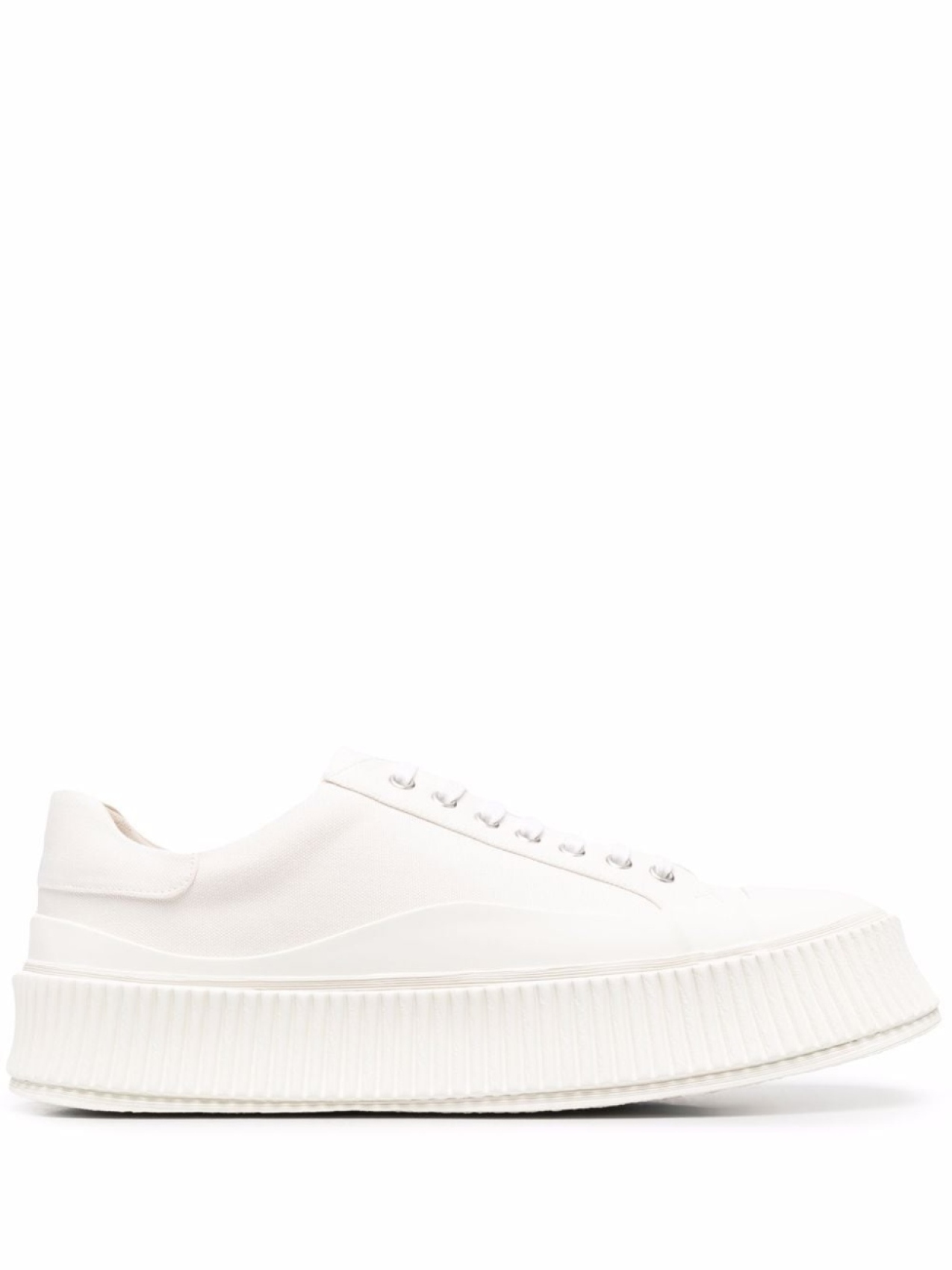 

Jil Sander кеды на шнуровке, белый