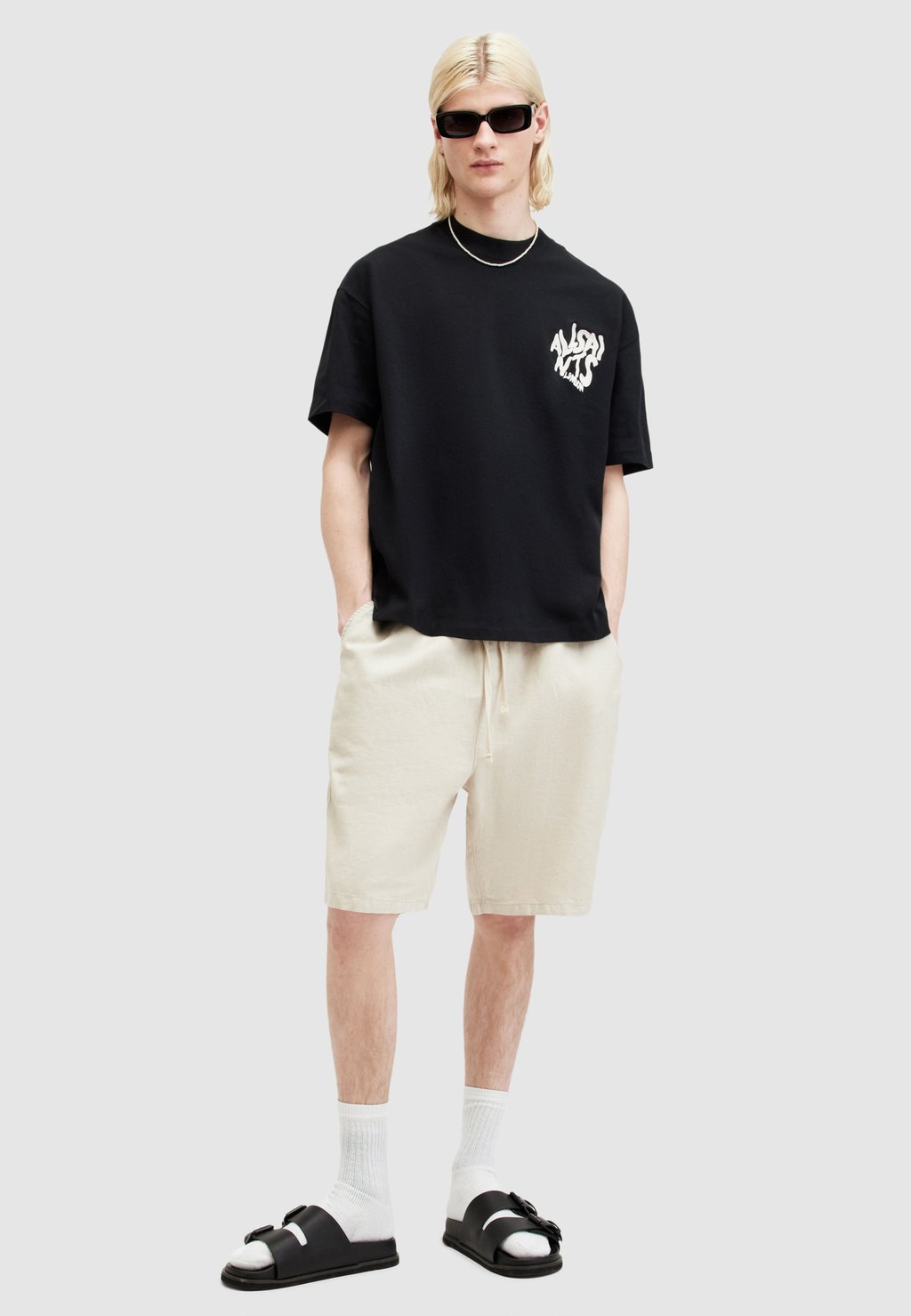 

Футболка с принтом ORLANDO CREW AllSaints, черный