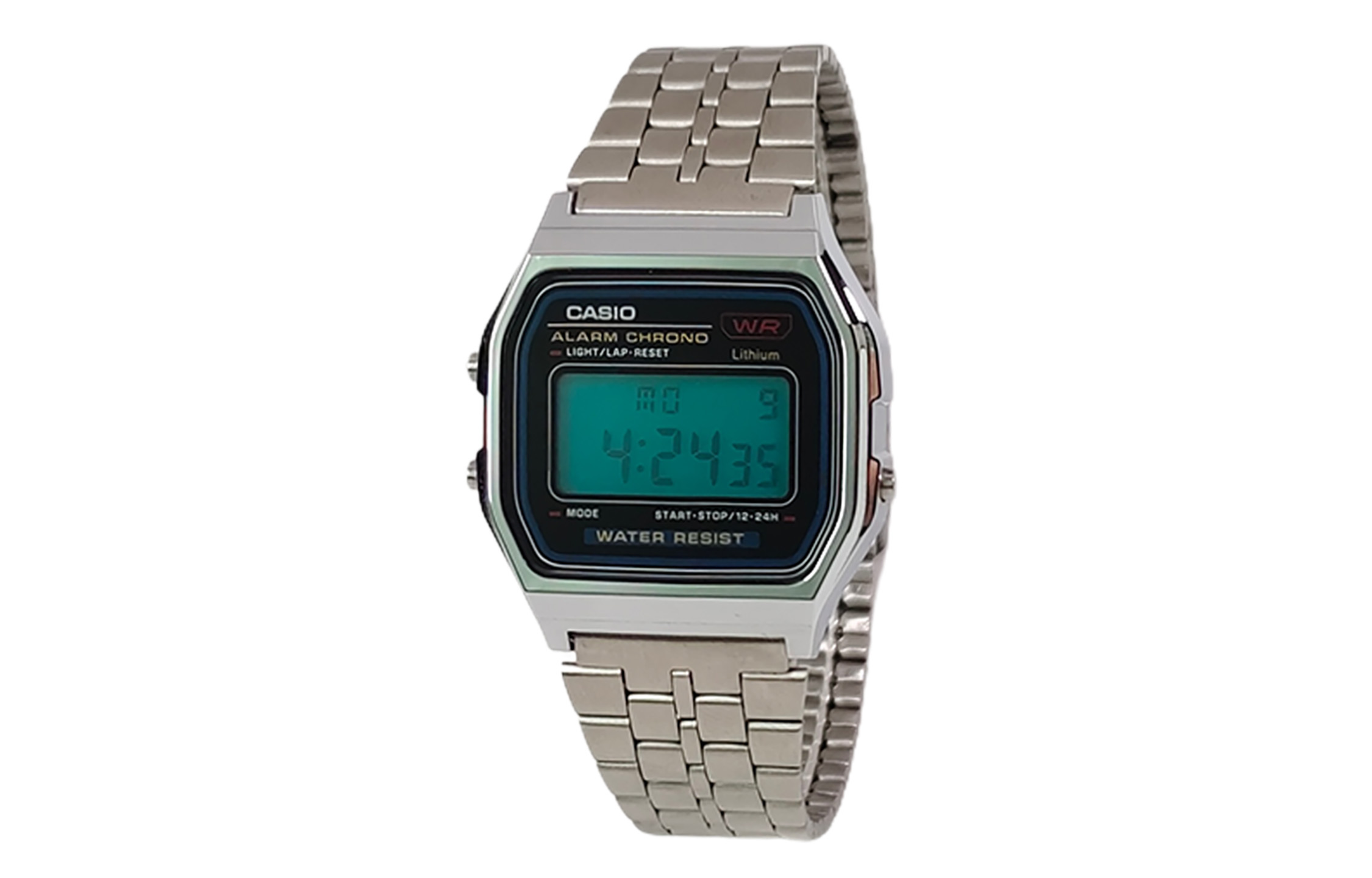 

CASIO Часы Retrofit Series Quartz Movement Stainless Steel Strap Watch Unisex Black Dial