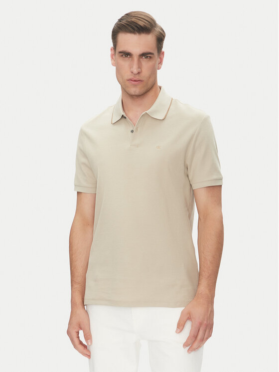 

Рубашка поло стандартный крой LV04LC239G Calvin Klein, бежевый