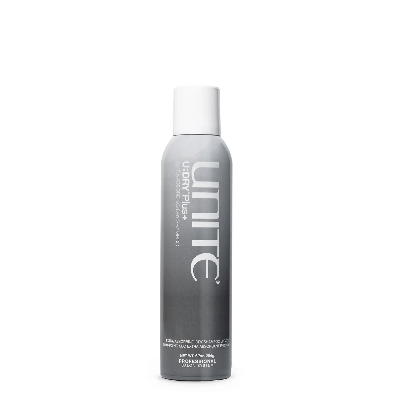 UNITE Hair - U:DRY Plus+ - Сверхвпитывающий сухой шампунь для глубокого очищения корней и контроля избытка кожного сала - Легкая текстура, не оставляет следов - 170 мл