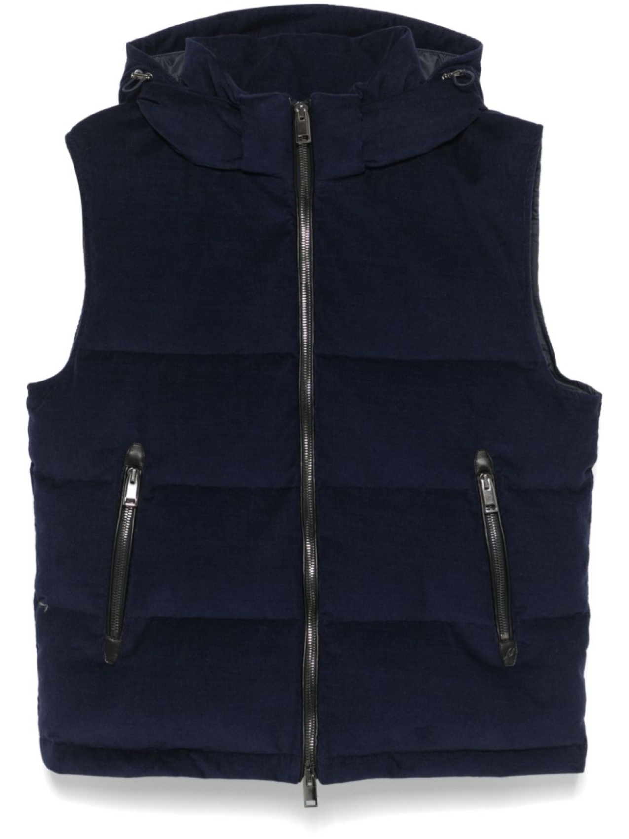 

Жилет с капюшоном Brioni, синий