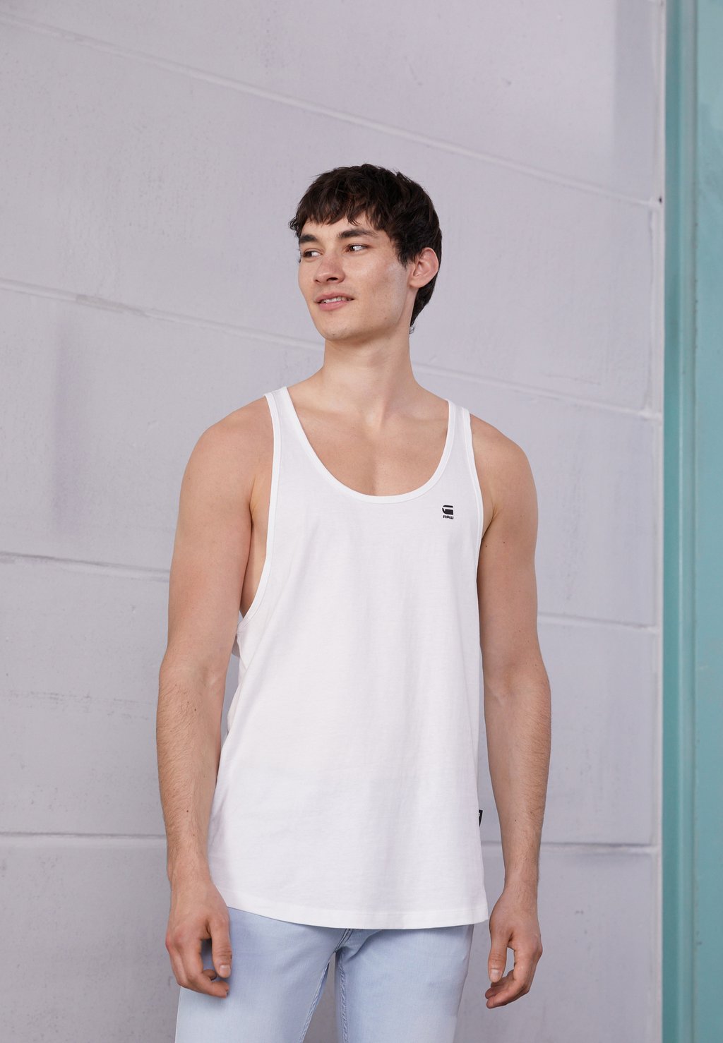 

Топ LASH MUSCLE TANK G-Star, белый