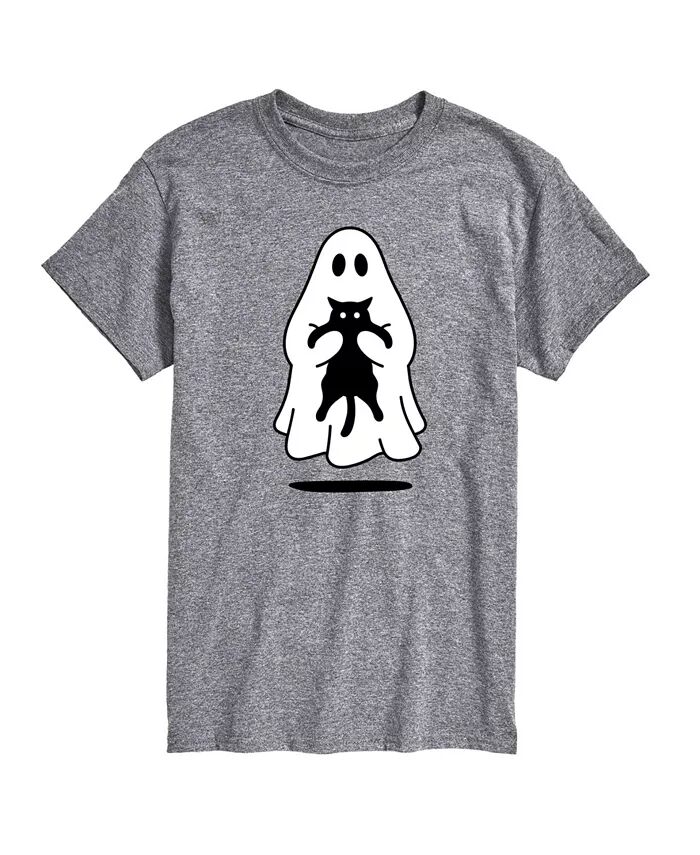 

Мужская футболка с короткими рукавами Hybrid Apparel Ghost Cat AIRWAVES, серый