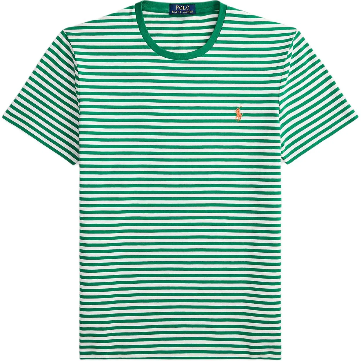Футболка с полосатым принтом Polo Ralph Lauren, Green