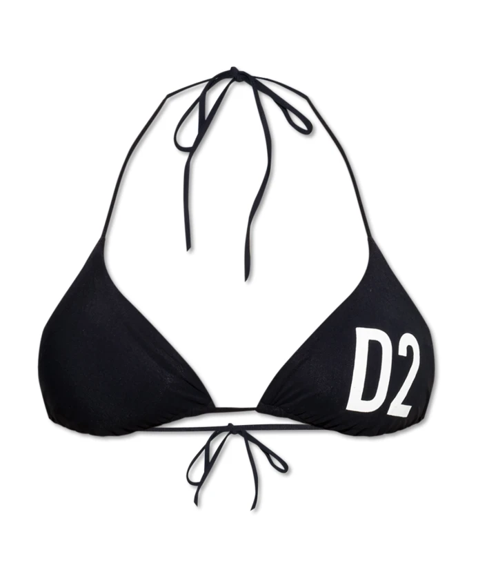 

Верх бикини Dsquared2, черный