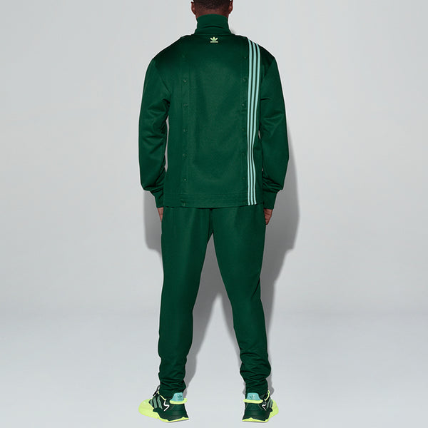 Куртка adidas originals x IVY PARK Crossover Stripe Sports Jacket Couple Style Grass Green, зеленый — фото 4