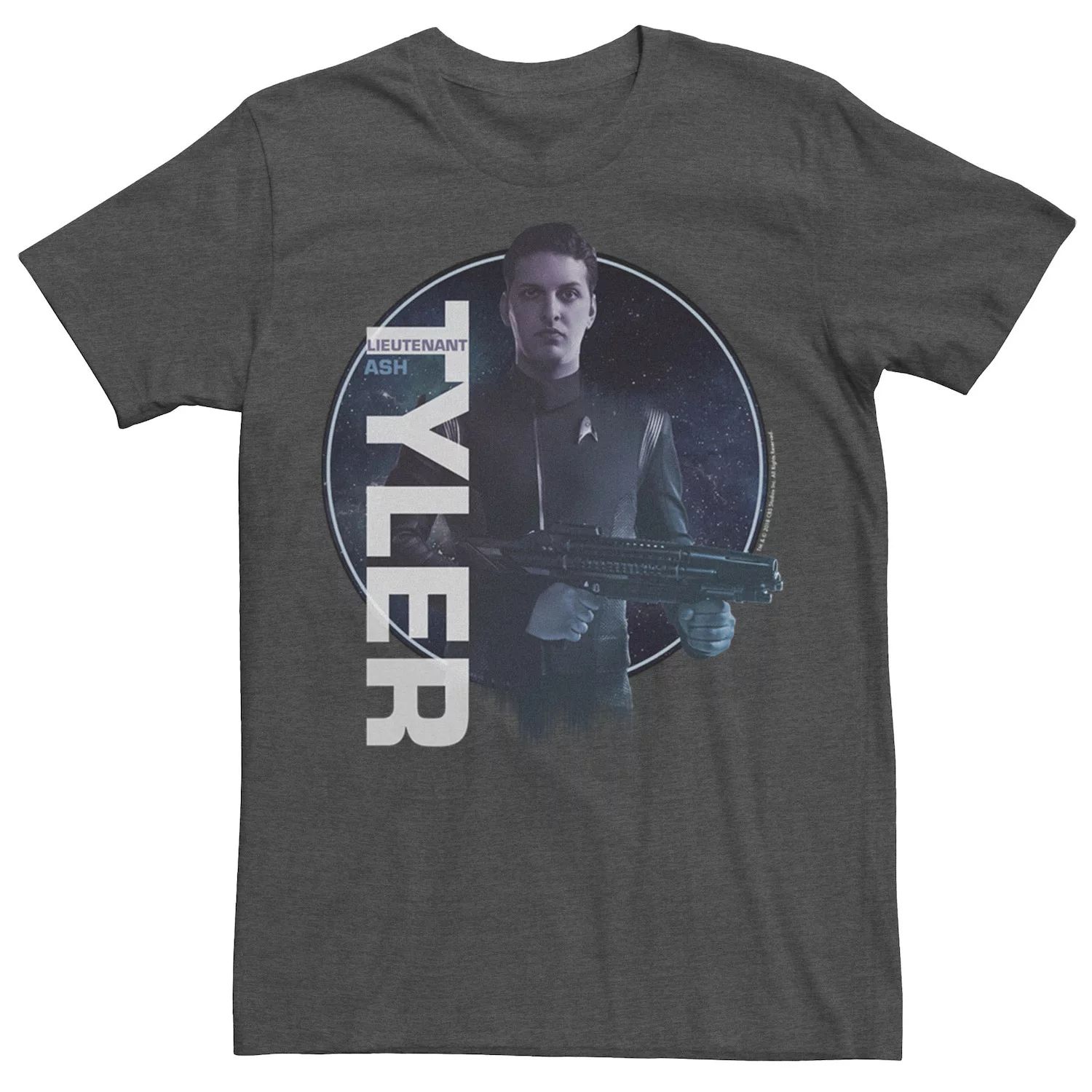

Мужская футболка Star Trek Discovery Lieutenant Tyler Galaxy с портретом Licensed Character