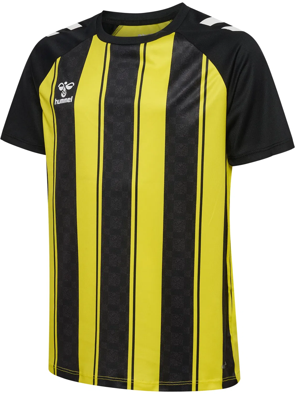 Футболка с рагланом, детская, Hummel, blazing yellow/black — фото 4