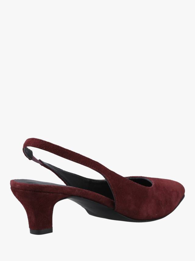 Nahla Slingback туфли-лодочки из замши Hush Puppies, Wine — фото 3