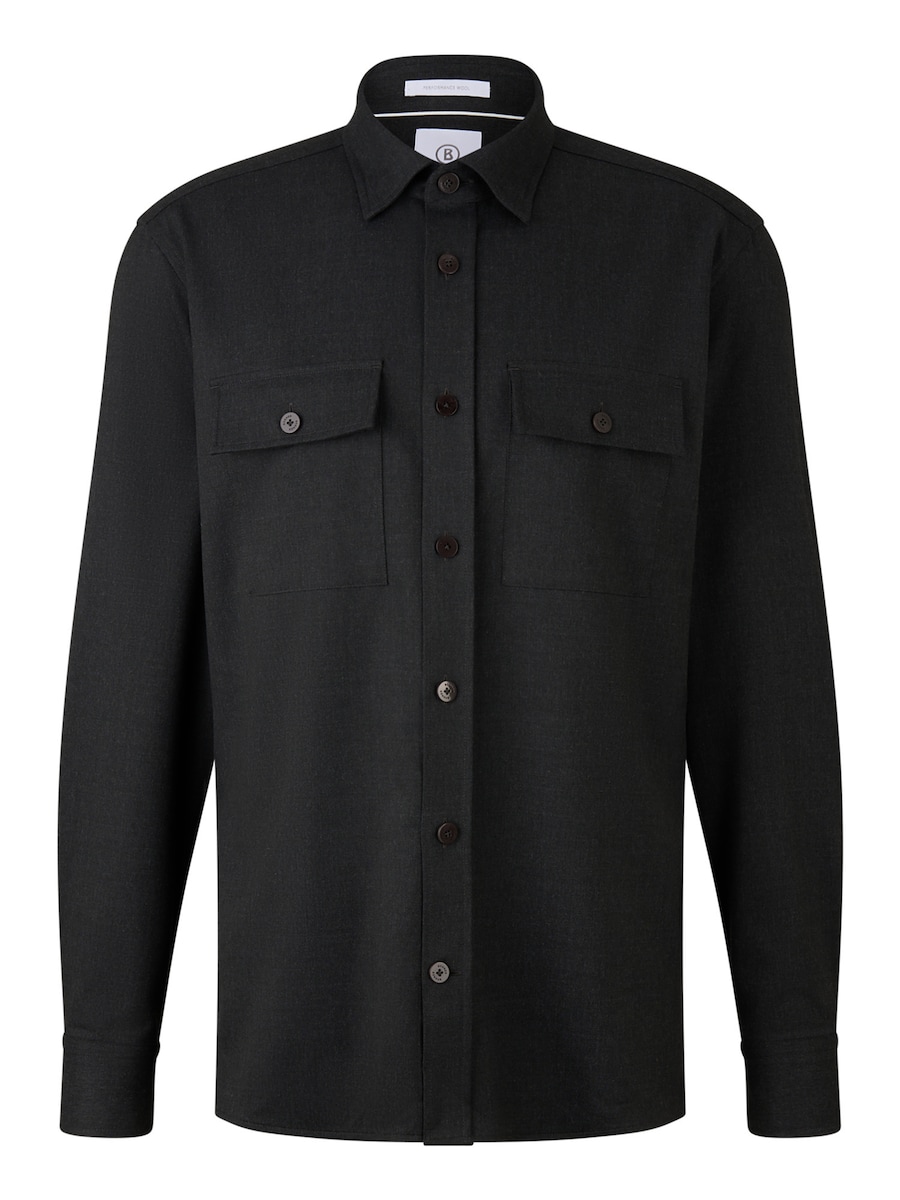 

Рубашка на пуговицах классического кроя BOGNER Clive, черный