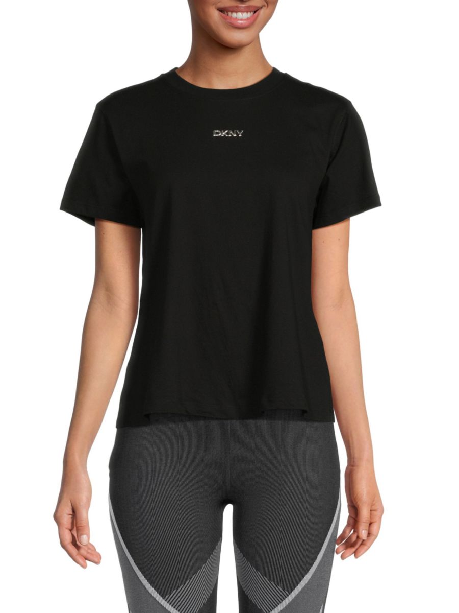 

Футболка с логотипом DKNY Sport, черный