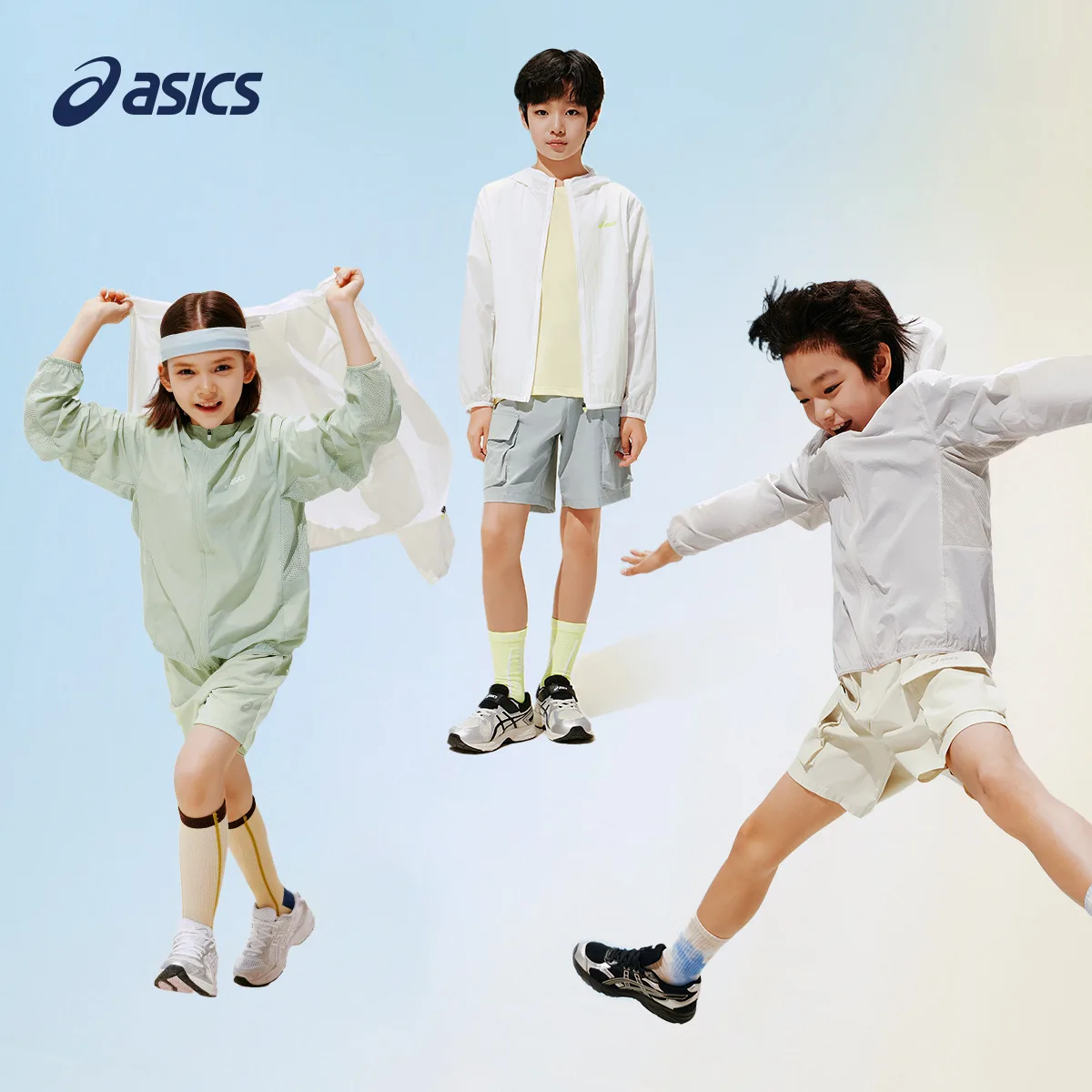 Одежда с защитой от солнца для подростков ASICS, 0000 White — фото 4