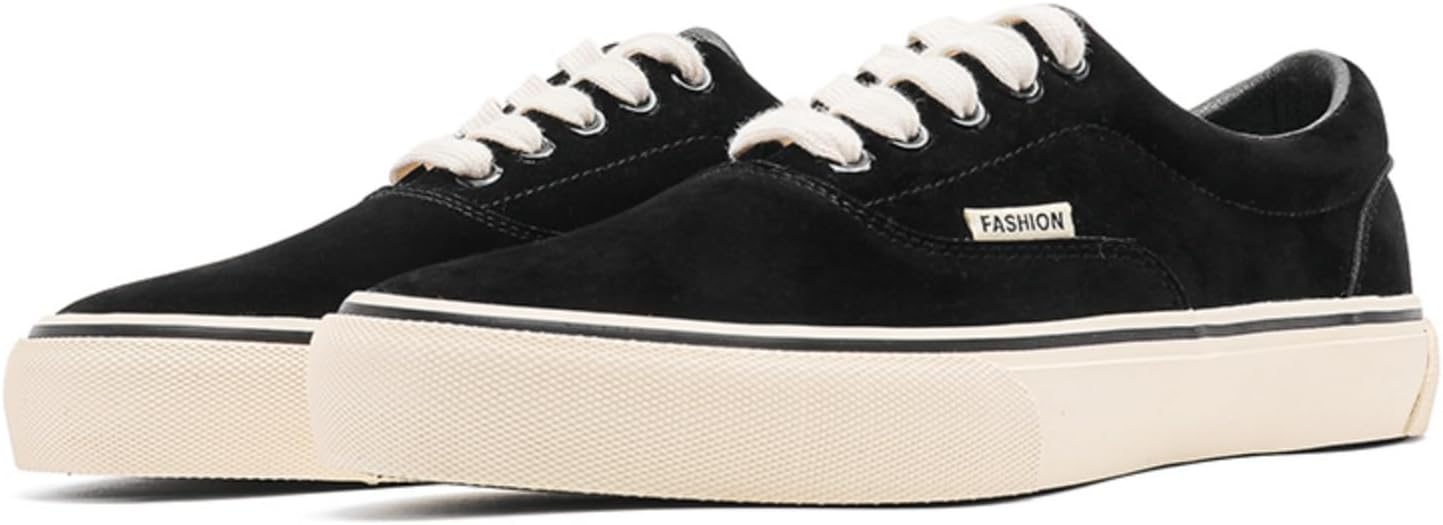 

Мужские низкие кеды на шнуровке из ткани - асимметричный носок, дышащий текстиль, амортизирующая подошва EVATPU - стильный вариант для улицы, повседневных прогулок и комфорта на весь день Kpdwfms, черный