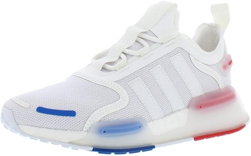 Кроссовки adidas NMDV3 для мальчиков, белый/красный/синий — фото 4