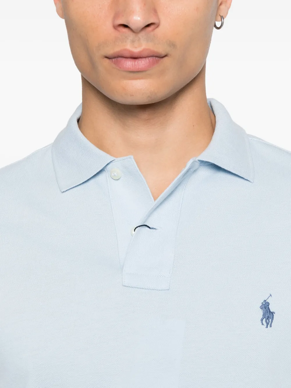 Рубашка-поло с короткими рукавами POLO RALPH LAUREN, синий — фото 4