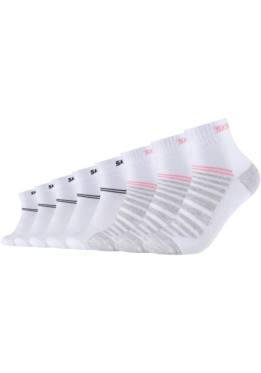 

Короткие носки Skechers (8 шт.), с сетчатой ​​вентиляцией, белый