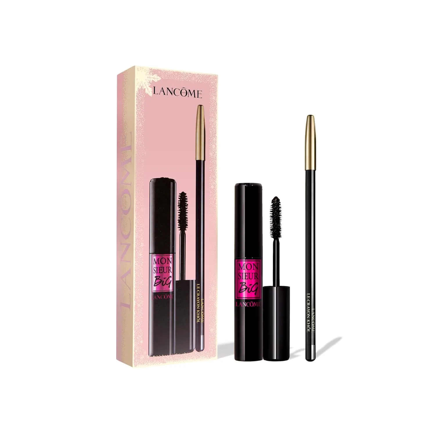 Подарочный набор Lancôme Monsieur Big & Le Crayon Khôl - Тушь для придания объема до 12 раз и стойкость до 24 часов - Эффект накладных ресниц - Черный, Black